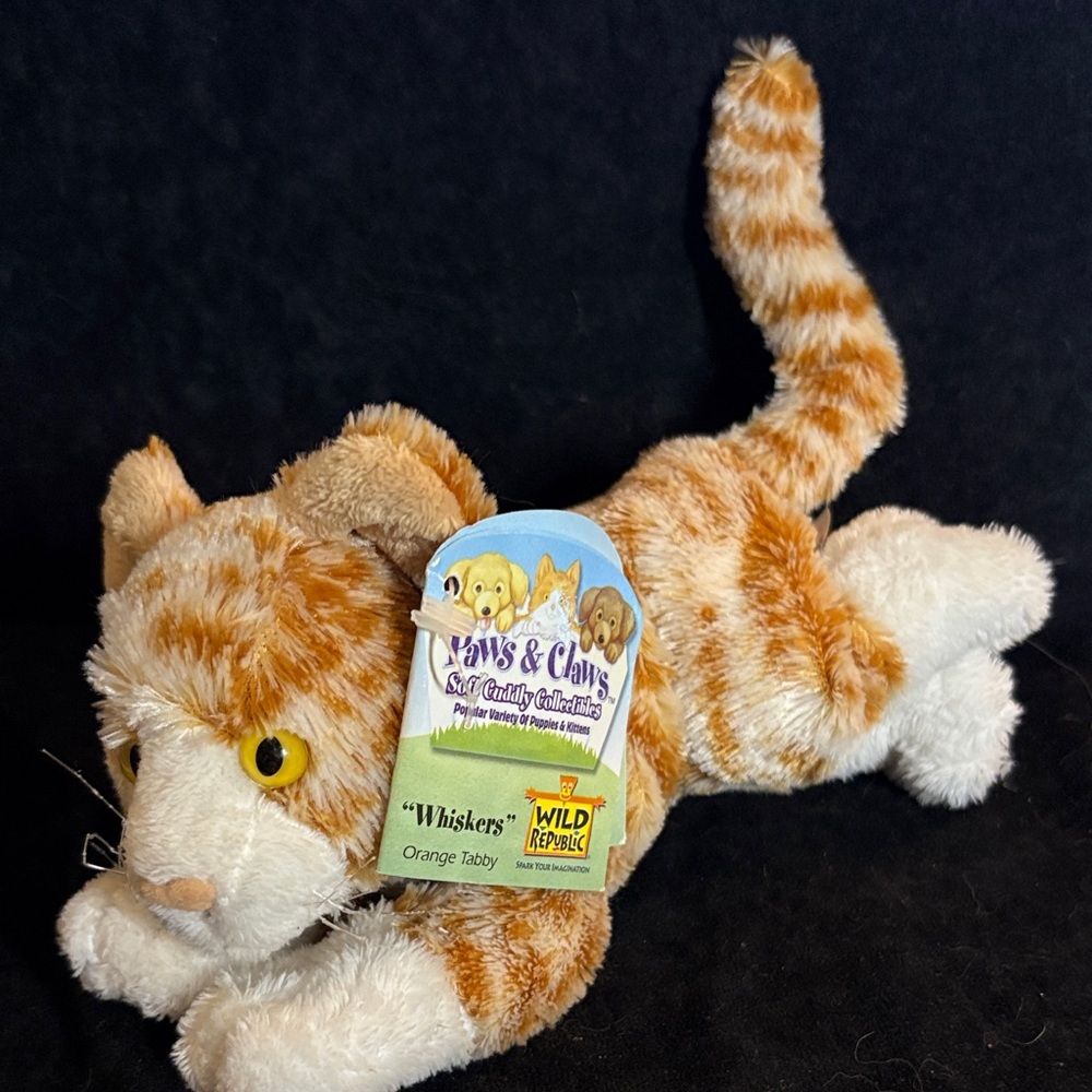 Paws & Claws Orange Tabby Cat Plushie